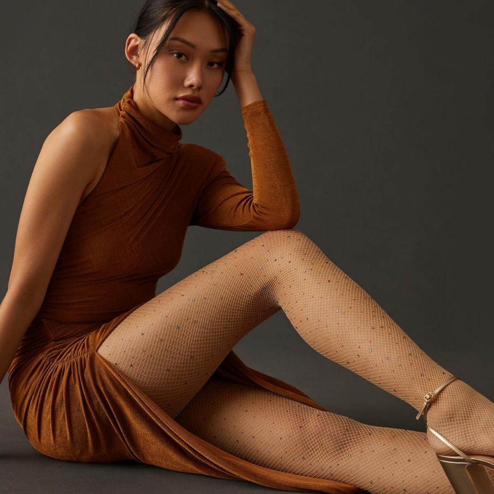 NEW & Sold our Anthropologie Gem Fishnet tights